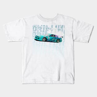 Drift Car Design Kids T-Shirt